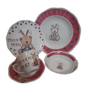 سرویس غذاخوری 5 تکه کودک طرح خرگوش