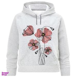 هودی دخترانه مدل گل F863