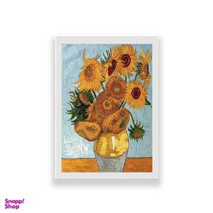 تابلو طرح نقاشی گل های آفتابگردان