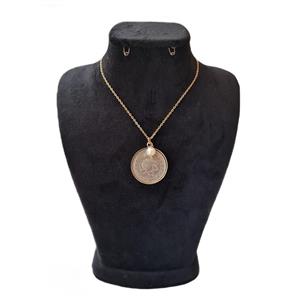 گردنبند زنانه مدل سکه قدیمی