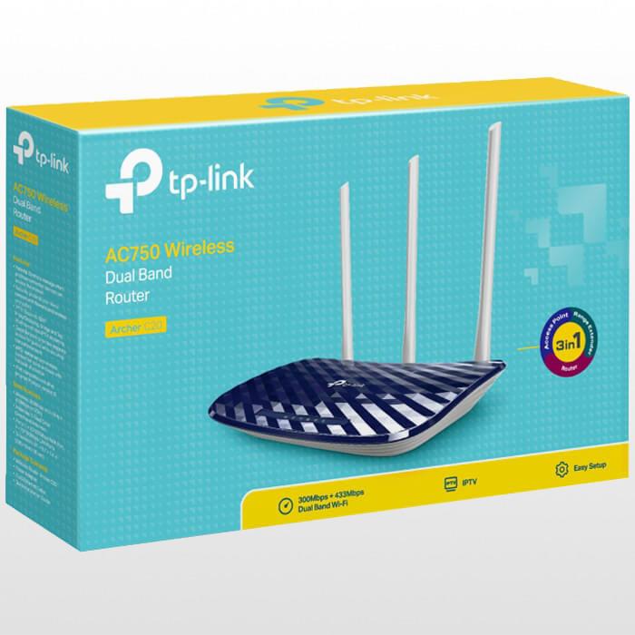 TP-LINK Archer C20-AC750 Wireless Dual Band Router