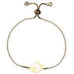 دستبند طلا 18 عیار زنانه کرابو طرح انار مدل Kr1852