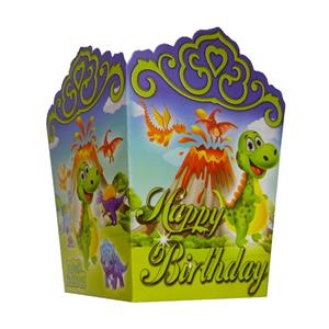 ظرف پاپ کورن مستر تم طرح دایناسور بسته 10 عددی