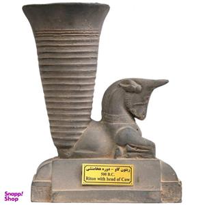 مجسمه تندیس و پیکره شهریار مدل ریتون گاو کد MO130 سایز متوسط