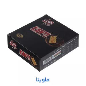 ویفر کاراملی کانتی کوپا با طعم کاکائو تلخ - 40 گرم بسته 12 عددی