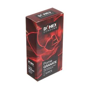 کاندوم بونکس مدل Pome Granate بسته 12 عددی
