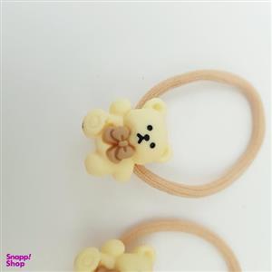 کش مو دخترانه مدل خرسی بسته 2 عددی