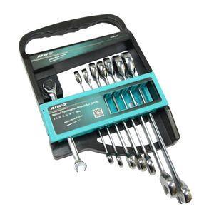 مجموعه 8 عددی آچار یکسر جغجغه ای آیوو مدل  RCWS-8C