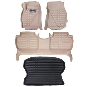 کفپوش سه بعدی خودرو  کد 25 مناسب برای هایما S7 به همراه کفپوش صندوق