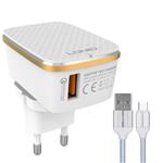 LDNIO A1204Q Wall Charger with USB-C Cable