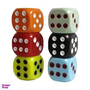 تاس بازی کد ATY04 مجموعه 6 عددی