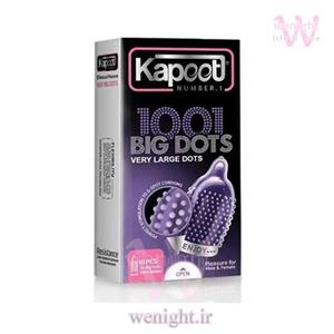 کاندوم کاپوت مدل BIG DOTS بسته 10 عددی به همراه کاندوم کاپوت مدل Choco Sensitive بسته 12 عددی