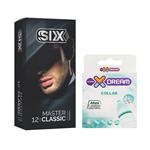 کاندوم سیکس مدل Master Classic بسته 12 عددی به همراه کاندوم ایکس دریم مدل Collar