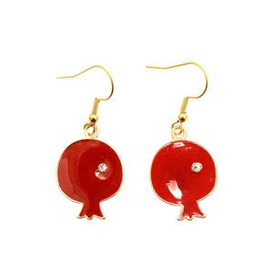 گوشواره زنانه مدل انار یلدا Y22