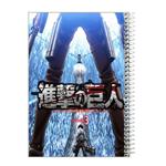 دفتر نقاشی 40برگ طرح انیمه Attack on Titan مدل حمله به تایتان rt15