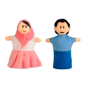 عروسک نمایشی مدل پدر و مادر مجموعه 2 عددی