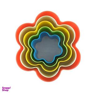 کاتر شیرینی پزی مدل گل بسته 5 عددی