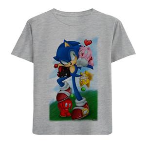تی شرت پسرانه مدل کوتاه سونیک F492