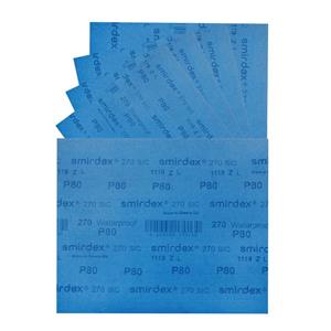 ورق سنباده اسمیردکس مدل P80 SIC بسته 5 عددی