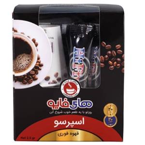 قهوه فوری اسپرسو های فایو بسته ۲۰ عددی HiFive instant espresso coffee pack 20 