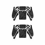 MAHOOT Black-Wildflower Sticker for PS5 Controller Pack of 2
