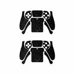 MAHOOT Honey-Comb-Circle Sticker for PS5 Controller Pack of 2