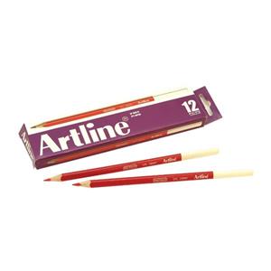 مداد قرمز آرت لاین مدل EP-RED.IL بسته 12 عددی