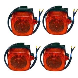چراغ راهنما LED موتور سیکلت کد 50 مناسب برای موتور های هندا CDI بسته 4 عددی