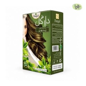 پودر رنگ مو دارگل مدل DB.1002 وزن 120 گرم رنگ زیتونی