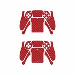 MAHOOT Red-Fiber Sticker for PS5 Controller Pack of 2