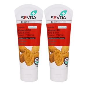 کرم مرطوب کننده سودا مدل بادام حجم 75 میلی لیتر مجموعه 2 عددی