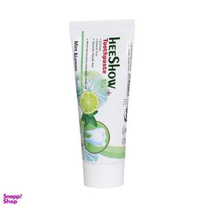 خمیر دندان  هیشو ریک مدل mint & lemon حجم 75 میلی لیتر مجموعه 4 عددی