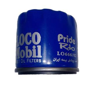فیلتر روغن خودرو لوکومبیل مدل lo666/02