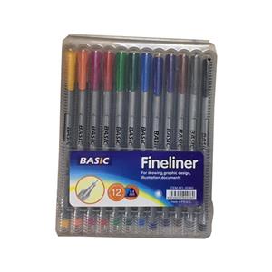 روان نویس  بیسیک  مدل Fineliner 12 بسته 12 عددی