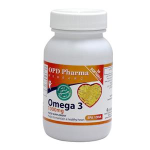کپسول ژلاتینی امگا 3 او پی دی فارما بسته 30 عددی
