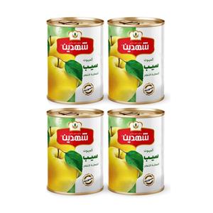 شهدین کمپوت سیب کلیدی 370 گرم