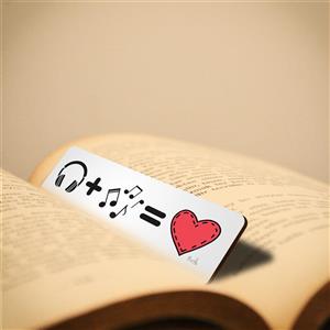 نشانگر کتاب لوکسینو مدل Music Love کد Bookland_233