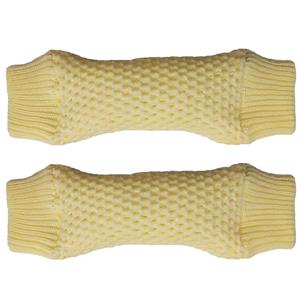 دستکش بافتنی دخترانه مدل کشباف کد Q