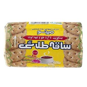 بیسکویت با آرد جو و شهد توت ساقه طلایی مینو - 200 گرم