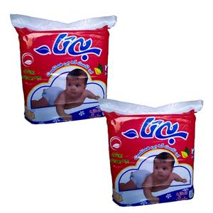 پوشک بچه بی تا کد 400 سایز بزرگ بسته 20 عددی مجموعه 2 عددی