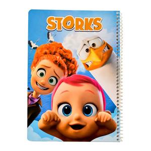 دفتر نقاشی 20 برگ کیهان مدل لک لک ها کد 006