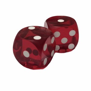 تاس بازی مدل Red Cube بسته دو عددی