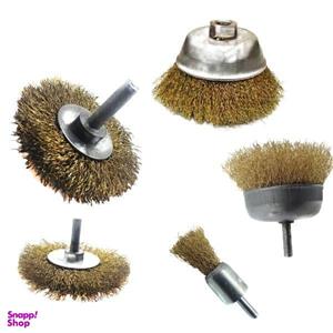 فرچه سیمی سر دریلی استیلا مدل MGH5 مجموعه 5 عددی