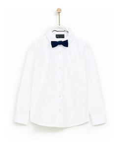 پیراهن پسرانه سفید ZARA 