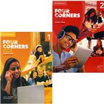 کتاب Four Corners  Second Edition اثر Jack Richards انتشارات کمبریدج دو جلدی