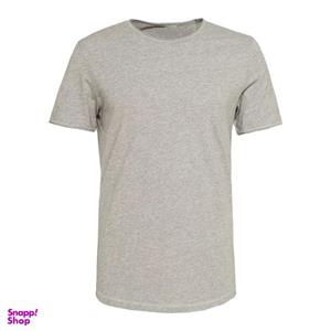 تیشرت آستین کوتاه مردانه مدل ساده رنگ طوسی