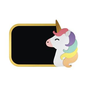 تخته سیاه طرح یونیکورن مدل MKids40B سایز 30 ×41 سانتی متر