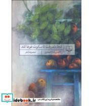 کتاب کجا باید رفت تا سکوت غوغا کند اثر احمدرضا احمدی نشر چشمه