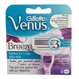 تیغ یدک ‏4 عددی ژیلت مدل Venus Breeze