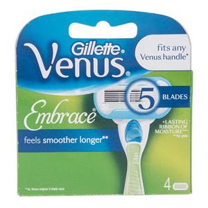 تیغ یدک ‏4 عددی ژیلت مدل Venus Embrace Gillette Venus Embrace Cartridges Pack of 4